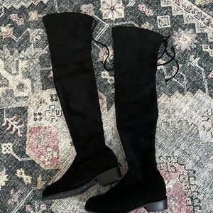 Kaitlyn Pan over the knee boots